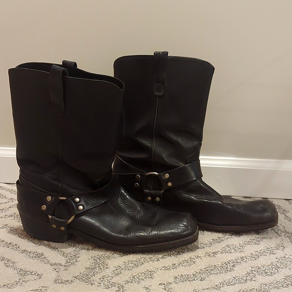 Durango Mens Black Cowboy Boots Size 13